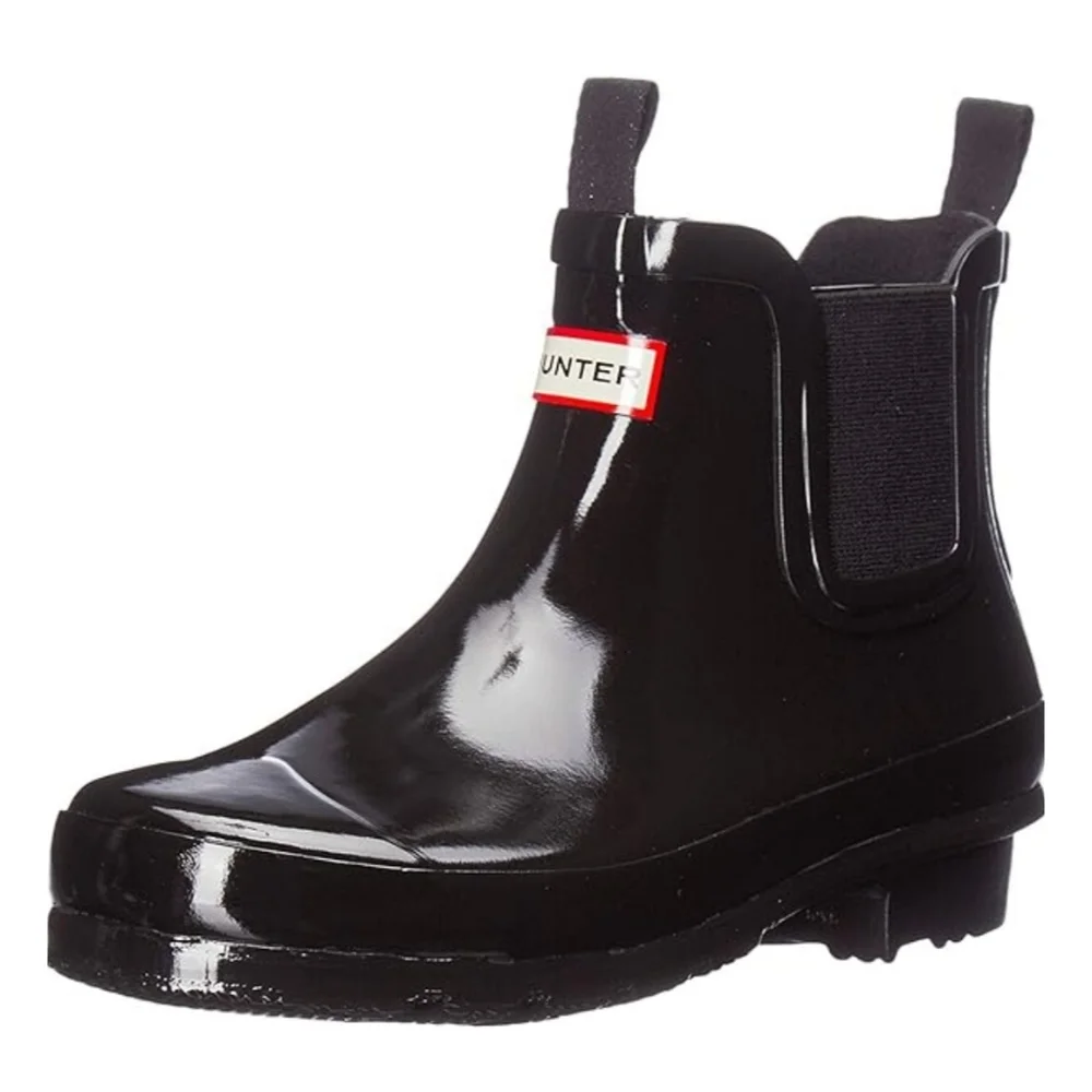 Hunter Big Kids Original Gloss Chelsea Boots 3B/4G